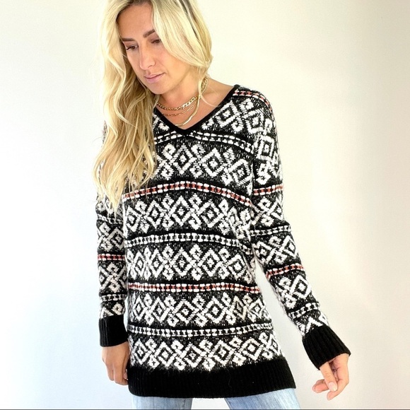 Sita Murt Fair Isle Knit Nordic Pattern Alpaca & Llama Wool Sweater - Picture 1 of 14